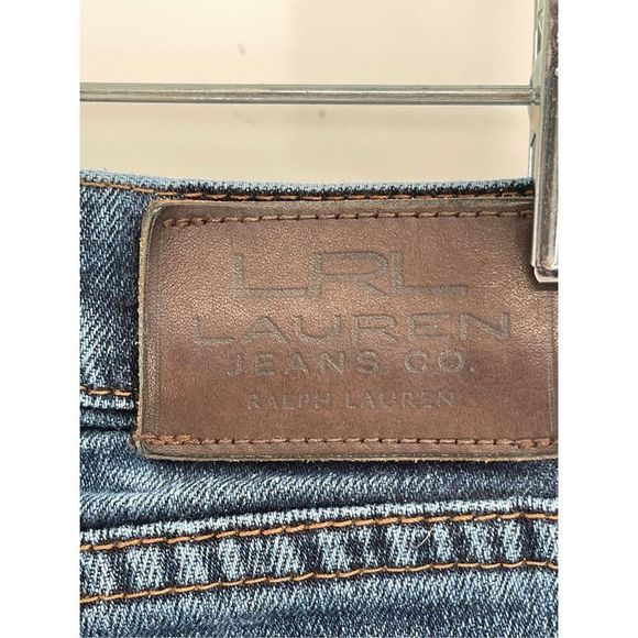 Lauren Ralph Lauren Jeans Women's Size 2 Mid Rise Straight‎ Leg Blue - Picture 10 of 13